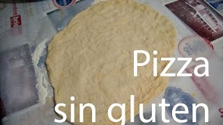 Como hacer masa de pizza sin gluten [upl. by Glasgo]