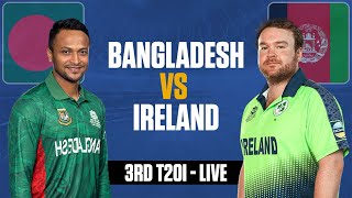 🔴 Live Bangladesh Vs Ireland – 2nd T20  BAN Vs IRE Live  Bangladesh Live Match Today – T Sports [upl. by Nahshu]