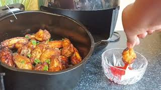 Crispy Air Fryer Chicken Wings  The BEST Wings Recipe [upl. by Denton]