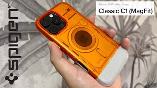 Spigen Classic C1 MagFit  iPhone 16 Pro Max  Homage to the iconic iMac G3 [upl. by Uile]