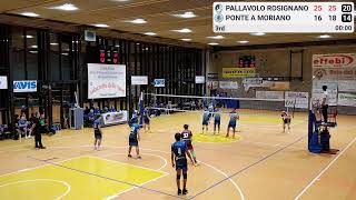 PALLAVOLO ROSIGNANO vs PONTE A MORIANO  23112024 [upl. by Mollee]