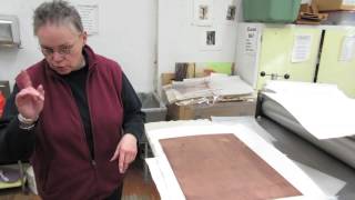 Linda Whitney on Mezzotint Print Making [upl. by Tnarb]