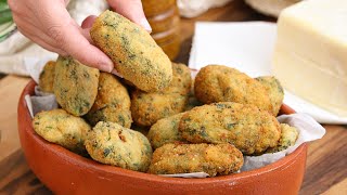 CROQUETAS de ESPINACA y QUESO  Receta paso a paso  CUKit [upl. by Sandy]