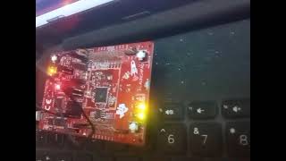 Texas Instruments CC3200 LaunchPad  OnBoard LED Blinking [upl. by Noremmac386]