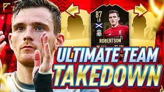 SIF ANDY ROBERTSON TEAM TAKEDOWN FIFA 19 Ultimate Team [upl. by Ahsema]