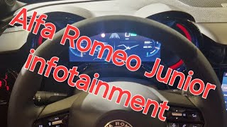 Alfa Romeo Junior infotainment automobile alfaromeo [upl. by Cooperstein]