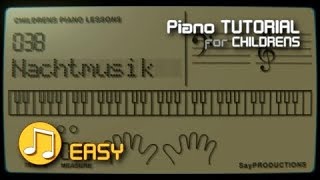 Eine Kleine Nachtmusik  Piano Tutorial [upl. by Derward]