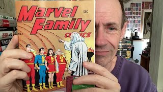 Marvel Family 1 Facsimile Fawcett Comics DC 1945 Comic Review Black Adam First appearance [upl. by Hwang]