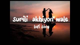 Surili akhiyon Wale  Slowed × Reverb  Song viral lovesong slowedreverb songs →Nannuprajapati [upl. by Cannell]