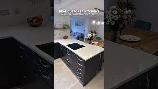 Malton Dove Grey amp Carbon Shaker Kitchen  3881  DIY Kitchens [upl. by Previdi]