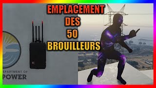 EMPLACEMENT DES 50 BROUILLEURS SUR GTA V ONLINE 150 [upl. by Kapoor458]