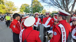 NC State Marching Band  Trombones Having Fun 1 before Football Game 10122024 [upl. by Atul121]