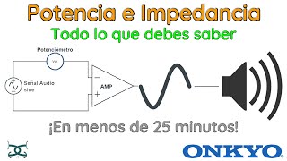 Potencia e Impedancia Todo lo que debes saber para evitar que tu amplificador resulte quemado [upl. by Hochman]