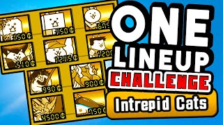 ONE LINEUP ONE CHAPTER CHALLENGE  Battle Cats 94 Intrepid Cats [upl. by Haily]