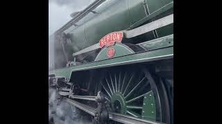 SR Schools Class No926 “Repton” Emerges From The Steam At Grosmont NYMR [upl. by Tham494]