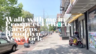 Walk with me in Prospect Lefferts Gardens Brooklyn New York [upl. by Ahseikan139]