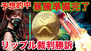 【BTCXRP分析】リップル裁判勝訴❗️仮想通貨バブルは到来する⁉️ [upl. by Snej600]