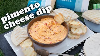 GlutenFree MYBREAD Pimento Cheese Dip with Grilled Pita and Baguette Crostini [upl. by Annaear]