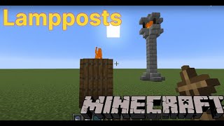 Minecraft Lampposts [upl. by Anavoj]