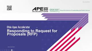 Responding to a Federal Request for Proposal RFP [upl. by Asi]