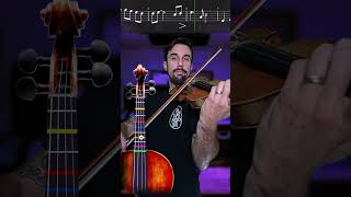 🎻 One Summers Day  Spirited Away violin tutorial with sheet music amp violin tab 🤘 [upl. by Paymar667]