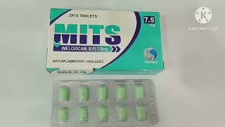 Mits 75mg Tablet Uses in UrduMits 15mg Tablet UsesMits Tablet 75mg  Meloxicam Mits Tablet Uses [upl. by Ardnuek100]