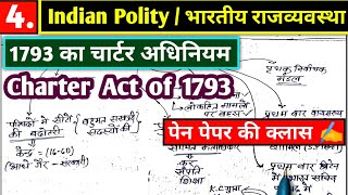 Indian Polity ll Laxmikant polity ll Constitutional Development ll Charter Act of 1793 [upl. by Lemor]