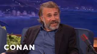 Christoph Waltz On The Difference Between Germans amp Austrians  CONAN on TBS [upl. by Jairia305]