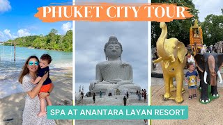 Phuket City Tour  Big Buddha  Karon Viewpoint  Rawai  Spa at Anantara Layan Resort [upl. by Jethro]