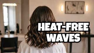 How to Get Wavy Hair with NO HEAT  TheSalonGuy [upl. by Dorahs]