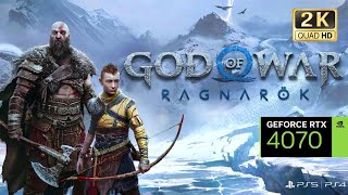 God of War Ragnarök  RTX 4070 Laptop  Ryzen 9 7945HX  Benchmark  1440p [upl. by Brinkema404]