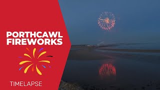 Porthcawl Fireworks Timelapse 30724 [upl. by Inverson]