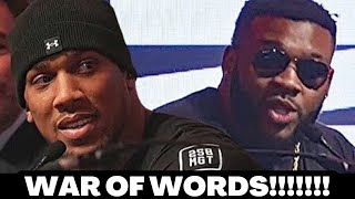 JARRELL MILLER TRASHES ANTHONY JOSHUA WAR OF WORDS [upl. by Hopper]