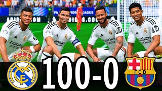 FC 24  MESSI RONALDO NEYMAR amp MBAPPE  ALL STARS  REAL MADRID 1000 BARCELONA fc25 [upl. by Ysteb]