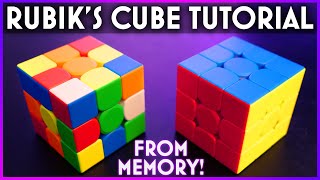 HOW TO SOLVE A RUBIKS CUBE amp Remember The Steps [upl. by Leilani]