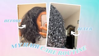 Davines Hair Products  Curly hair  Black girl [upl. by Conti117]