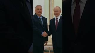 Russias Putin Meets With Hungarys Orban for Talks in Moscow [upl. by Bac227]