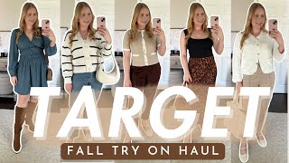 Target Fall Try On Haul 2024 🍂 Target Fashion Haul Dresses Shoes Accessories  Teacher Outfits [upl. by Lein]