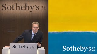 Mark Rothko Masterpiece Sold for 253 Million HKD Sets New Record in Asia  Sotheby’s [upl. by Divan]