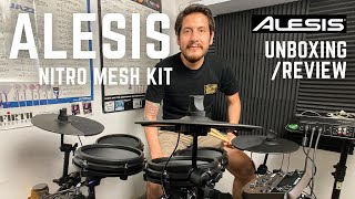 LA MEJOR BATERIA ELECTRONICA Alesis Nitro Mesh Kit UnboxingReview EN ESPAŃOL Alesis bateria [upl. by Notsecnirp]