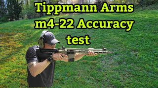 Tippmann Arms M422 Accuracy test riflemen steel challengeriflescopeforhunting [upl. by Buell]