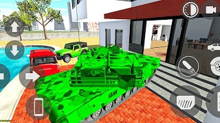 Indian bike driving 3d blasting modified trucks and cars with tank [upl. by Arenahs418]