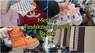 Meşhur fındıkzade sosyete pazarı ‼️ hem ucuz💰 hem çok çeşitli🤌 kıyafet alışverişi  kışlık botlar [upl. by Hake]