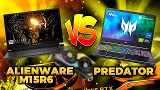 ALIENWARE M15 R6 RTX 3070 Vs HELIOS PREDATOR 300 RTX 3070 DUELO DE GIGANTES [upl. by Nylesoj642]