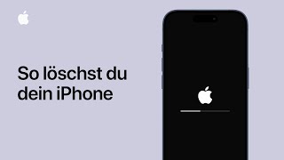 So löschst du dein iPhone  Apple Support [upl. by Riancho244]