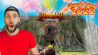 Apertura JUMANJI a GARDALAND  NOVITÀ 2022 [upl. by Neyu]