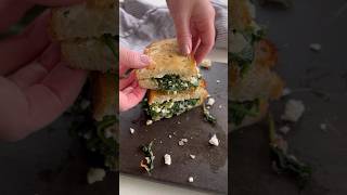 Spinach and Feta Grilled Cheese Sandwich [upl. by Irrehs781]