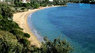 Agia Paraskevi Beach Skiathos Greece  AtlasVisual [upl. by Mandy]