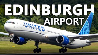 SCOTLANDS BUSIEST AIRPORT Edinburgh Airport EDI Plane Spotting 4K [upl. by Schmidt]