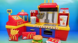 McDONALDS ELECTRONIC FAST FOOD CENTER 18 PIECE COLLECTORS SET VIDEO REVIEW [upl. by Volnay83]